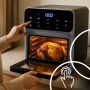 Еър фрайър и фурна 2-в-1 , XXL Капацитет 8.5L, 1350W, 10 Програми, LED Тъч дисплей, снимка 9