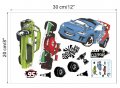 Рали рерто колите маккуин макуин Cars McQueen стикер постер за стена мебел, снимка 2
