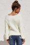 Дамски пуловер в бяло, снимка 15