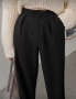 Дамски черен панталон, снимка 2