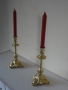 Комплект от 2 бр. бронзови свещника, снимка 2