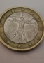 Евро Монета вижда се номинала., снимка 4