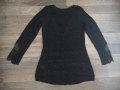 Дамски пуловер с дантела , снимка 1 - Блузи с дълъг ръкав и пуловери - 30741897