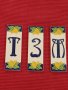 Керамични букви и цифра, ръчно изработени,Италия. , снимка 1 - Други стоки за дома - 42699805