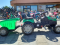 PILSAN зелен детски трактор ACTIVE с ремарке, снимка 2