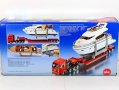 MAN транспортен на яхта, heavy haulage transporter with yacht - мащаб 1:87 на SIKU, снимка 11
