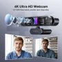 Нова DEPSTECH DW50 Pro 4K Уебкамера със Sony Сензор за лаптоп компютър, снимка 8
