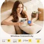 COLSUR Mini Bluetooth безжичен говорител с нощна светлина и TF карта (1200 mAh), снимка 5