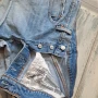 Къси дънкови панталони Levis 501 Peanut Снупи lmtd edition оригинал, снимка 2