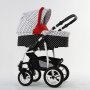Бебешка количка S-MAX DOTS - RETRUS 3 в 1 , снимка 1 - Детски колички - 37856805