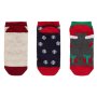 3 чифта Дамски Коледни чорапи Дядо Коледа, Къси, 36-42н, снимка 2