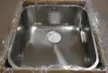 SMEG UM45 – нова мивка за вграждане под плот, неръждаема стомана, снимка 4