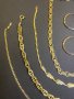 Златен Ланец синджир златни обеци златно ланче 14 к 585 gold zlato zlatni , снимка 6
