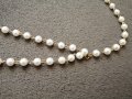 Стилен дамски колан с бели перли и верижка в златист цвят, снимка 7