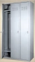 Гардероб метален с 3 врати 175/90/45/см за съблекалня - налични 3 броя, снимка 1