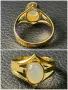 Златен пръстен Ахат чисто нов Gold 14K 585 prasten zlaten , снимка 10