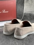 Loro Piana Мъжки Тъмно Бежови Обувки Естествена Кожа Лоро Пиана Код E832, снимка 4