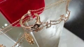 CARTIER Nail Juste un Clou Rose Gold Paved Diamonds Дамско Колие Пирон, снимка 8