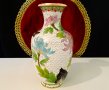 Китайска медна ваза Клоазоне,Cloisonne,маркирана. , снимка 6