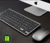 Супер тънка безжична и тиха клавиатура с мишка с презареждащи се батерии KMT5, снимка 9