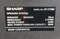 стерео уредба ретро аудио система SHARP CD-C7000W, снимка 13