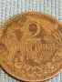 Стара монета 2 стотинки 1912г. Царство България рядка за КОЛЕКЦИОНЕРИ 48352, снимка 5