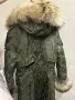 Парка от естествен косъм размер М , снимка 5