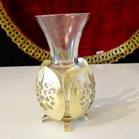 Кана,ваза,гарафа за ракия месинг,стъкло. , снимка 3 - Антикварни и старинни предмети - 35029317