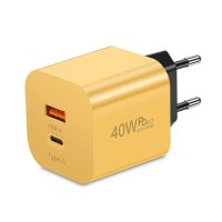 40W Зарядно устройство USB порта + Type-c бързо зареждане, снимка 4 - Оригинални зарядни - 44350817