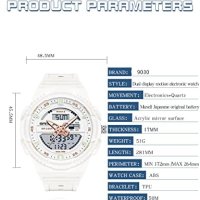 Нов Дамски Водоустойчив часовник спортен цифров Подарък Момичета Жени, снимка 6 - Дамски - 42023338