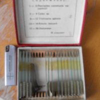 МИКРОСКОП и кутийка с готови препарати от бактерии., снимка 4 - Антикварни и старинни предмети - 44429885
