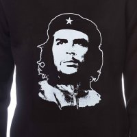 Нов мъжки суичър с дигитален печат на революционера Че Гевара, снимка 3 - Суичъри - 31573330