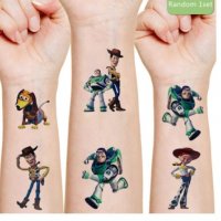 Toy Story Играта на играчките голям лист Tattoo татос татуировка временна детска, снимка 2 - Други - 31857730