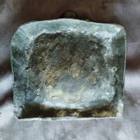 стар бронзов пепелник-темида, снимка 5 - Антикварни и старинни предмети - 29647390