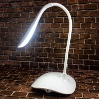 LED лампа за бюро DESK LAMP Fashion Style NJ 07013, C гъвкаво поддържащо рамо, Има три интензитета, снимка 2 - Настолни лампи - 35007466