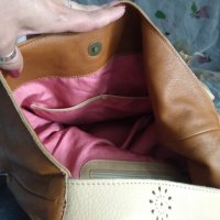 Двуцветна дамска чанта тип торба "Juan Jo" handmade handbags / genuine leather , снимка 10 - Чанти - 37174878