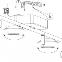 EGLO connect LED плафон Corropoli-C, интелигентен домашен спот 4 крушки, плафон, снимка 6 - Лампи за таван - 39962579