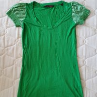 Лятна дамска блузка с къс ръкав Tom Tailor, снимка 1 - Тениски - 29550461