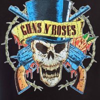 Нов мъжки суичър с дигитален печат на музикалната група Guns N'Roses, череп, снимка 10 - Суичъри - 31912084