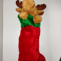 нов коледен чорап с елен , снимка 2 - Други - 35355956