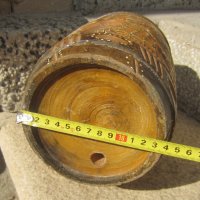 Старо дървено буре бъчва бъчонка бъкел бъклица дърворезба - 5, снимка 6 - Антикварни и старинни предмети - 28883935