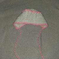 Ръчно плетени бебешки шапки, снимка 6 - Бебешки шапки - 35073308