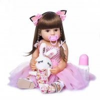 Реборн бебе, Реалистична кукла, Reborn baby doll, винил бебе, снимка 2 - Кукли - 26977396