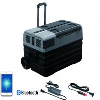 Компресорен  фризер + хладилник за кола камион 12v 24v 220v Alpicool 42л Bluetooth връзка