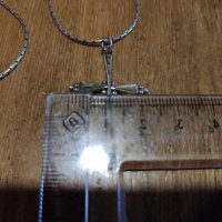 Сребърен синджир с кръст (107), снимка 8 - Колиета, медальони, синджири - 39286936