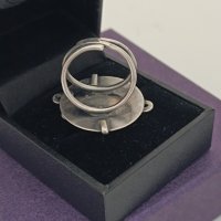 Красив сребърен пръстен маркиран #ЕЕ3, снимка 4 - Пръстени - 44326966