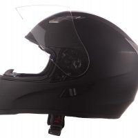 Каска за мотоциклет RIDERO интегрален черен размер XS,S,M,XL/Гаранция 12 месеца/, снимка 3 - Аксесоари и консумативи - 29764409