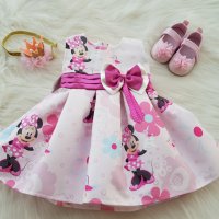 Рокля Мини Маус , снимка 11 - Бебешки рокли - 22581438
