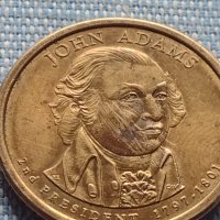Монета 1 долар САЩ Джон Адамс вторият президент на САЩ 29607, снимка 5 - Нумизматика и бонистика - 42819414