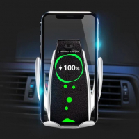 Поставка за телефон за автомобил зареждане, До 10 см, 115x68x29 мм, снимка 4 - Безжични зарядни - 36460154